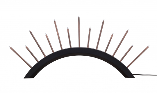 Świecznik adwentowy 'Norrköping' - Czarny