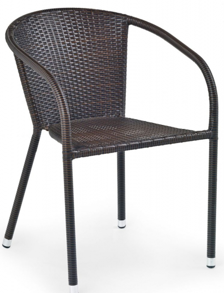 Krzesło ogrodowe 'Midas' - Ciemnobrązowy