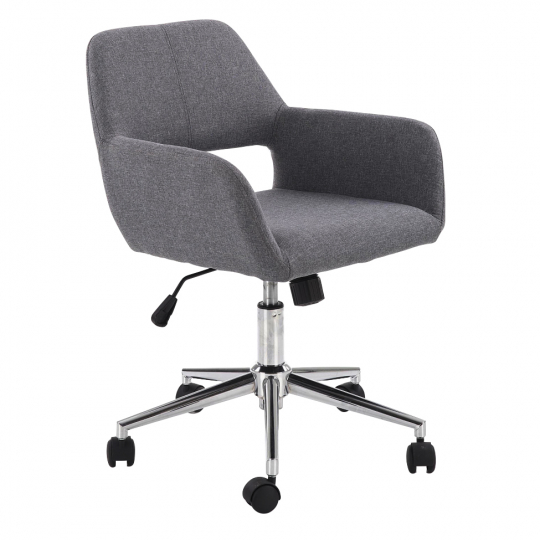 Krzesło biurowe 'Morel' - Szare/Czarne