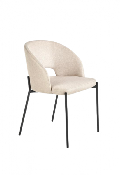 Krzesło 'Mieres' - Beżowe/Czarne