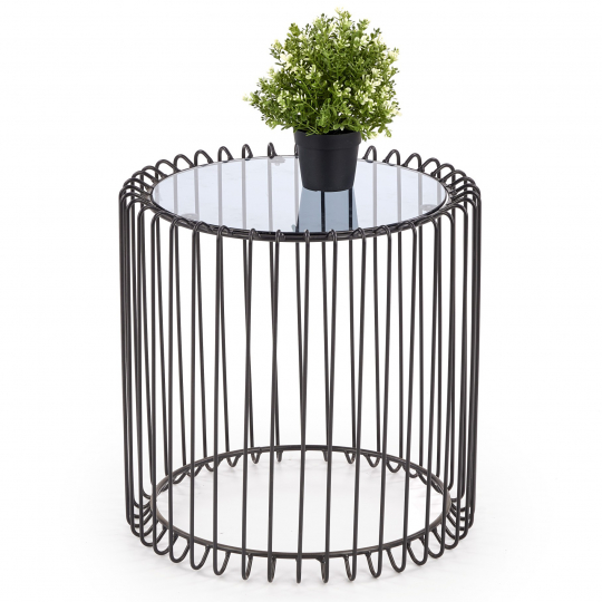 Stolik boczny 'Amina' - Czarny