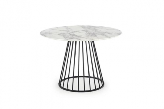 Stół jadalny 'Alzira' Okrągły 110cm - Marmur