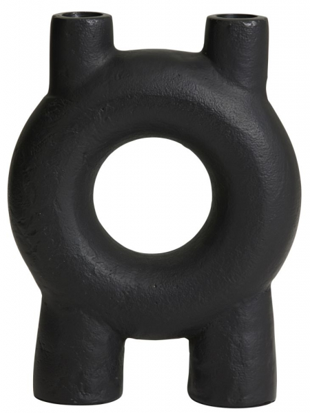 Świecznik 'OJA' - Czarny