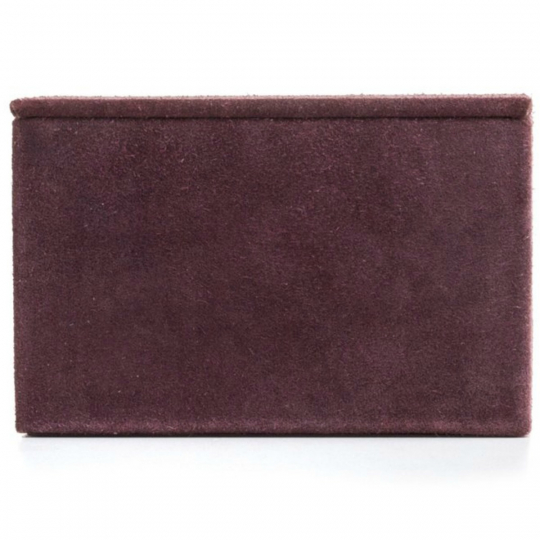 Skrzynka na przechowywanie 'Hallon' - Zamsz/Aubergine