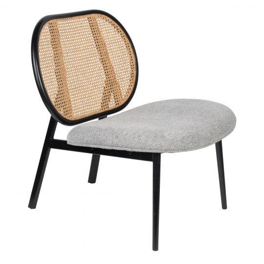 Fotel 'Spike' - Naturalny/Szary/Czarny