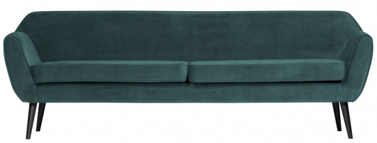 Sofa 'Rocco' - Petrol/Samet