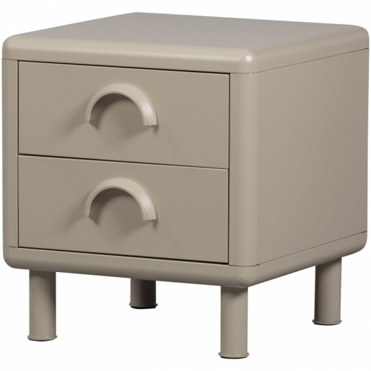 Stolik nocny 'Rune' - Beżowy