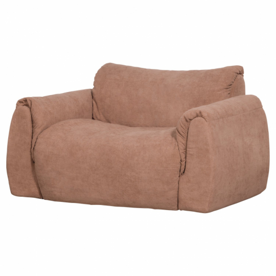 Sofa dwuosobowa 'Baggy' - Brązowy/Różowy