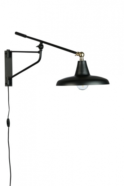 Lampa ścienna 'Hector' 26x93 - Czarny