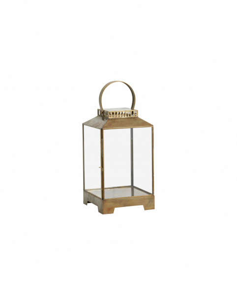 Latarnia 'Bitra' S - Mosiądz/Szkło