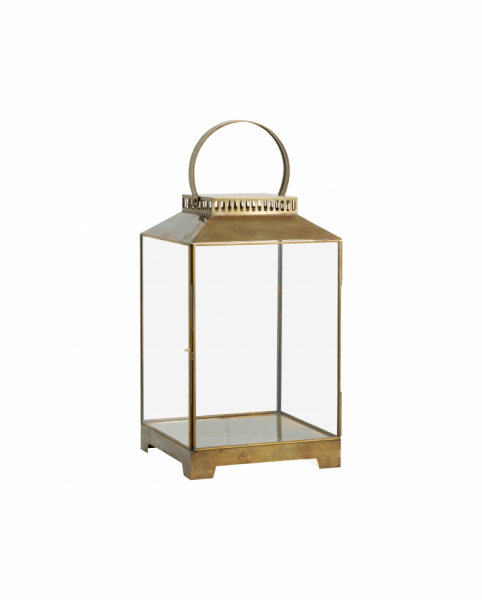 Latarnia 'Bitra' L - Mosiądz/Szkło
