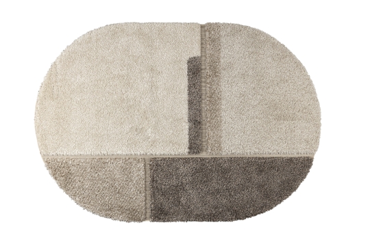 Dywan wełniany 'Zest' 200x290cm - Szary