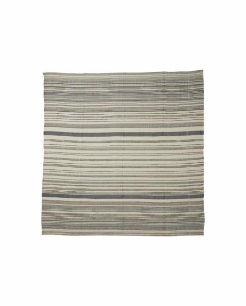 Narzut 'Vesper' 270x270cm - Biały/Pasiasty