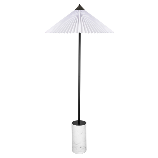 Lampa podłogowa 'Matisse' - Biała/Czarna
