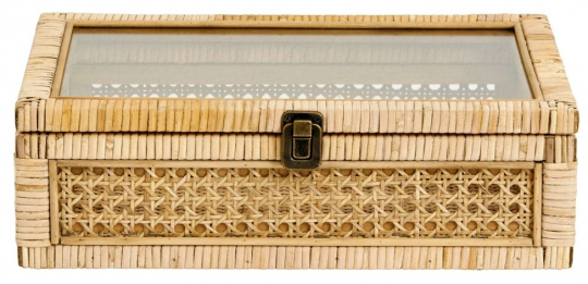 Skrzynka na przechowywanie 'Wickerwork' - Naturalny