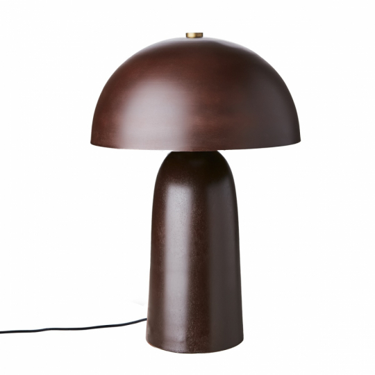 Lampa stołowa 'Fungi L' - Brązowa