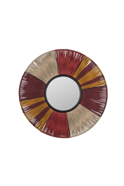 Lustro `Surya Rope´ L - Wielokolorowe