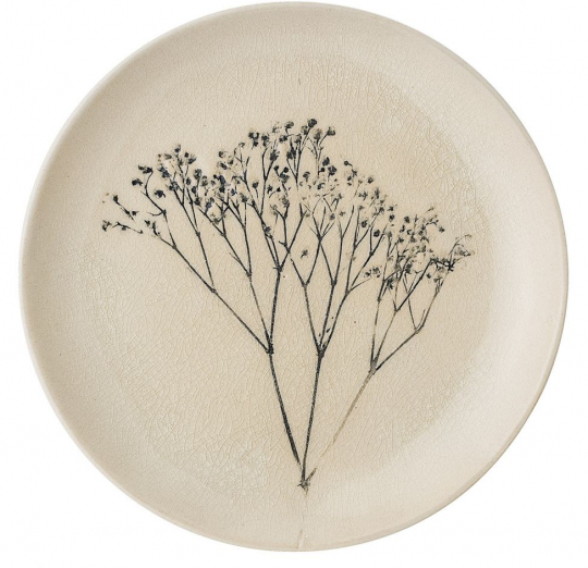 Talerz 'Bea' - Naturalny biały