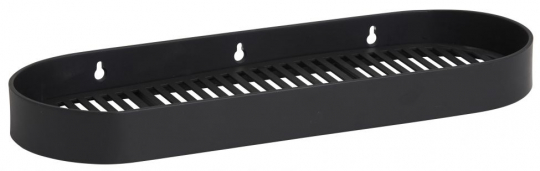 Półka z rowkiem 'SOTRA' - Czarny