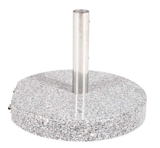 Kamień do parasola 'Falkenberg' Okrągły - Szary