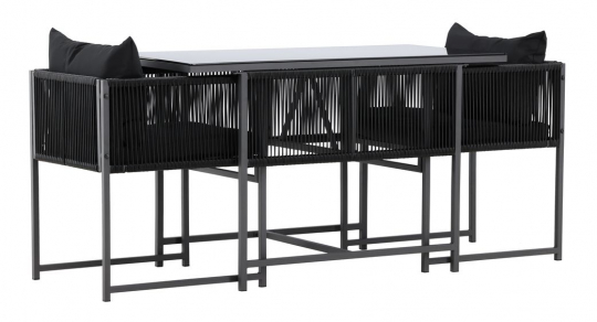 Zestaw obiadowy 'Cala' - Czarny