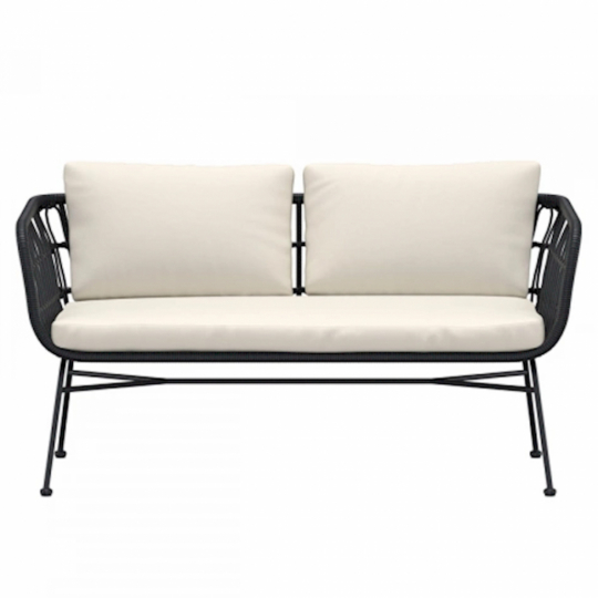 Sofa 'Isola' - czarno-beżowa