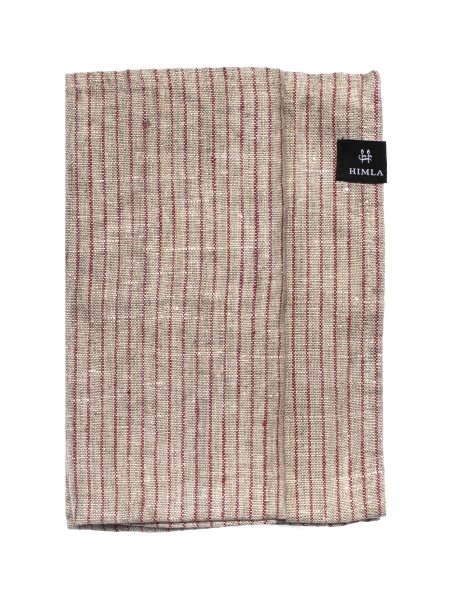 Serwetka 'Linus' 45x45 - Czerwony/Czarny