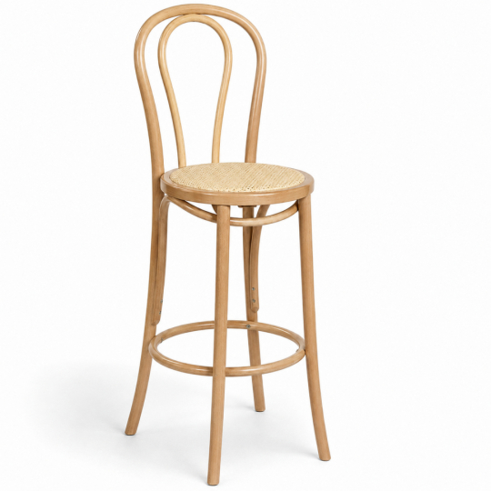 Hoker 'Bistro' - Naturalny/Rattan