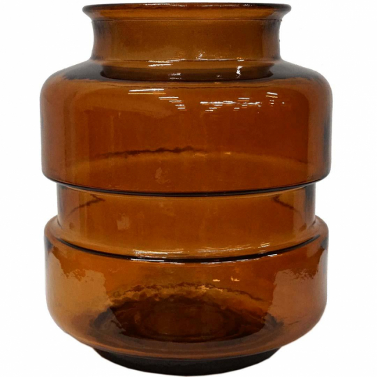 Wazon szklany 'Noel' - Ciemny bursztyn
