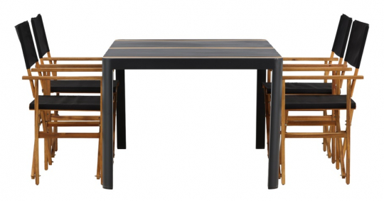 Zestaw jadalny 'Jönköping' - Czarny