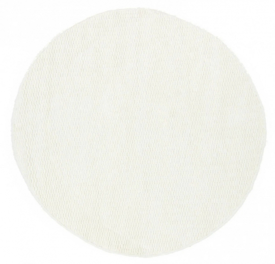Okrągły dywan 'Cartmel' - Złamana biel