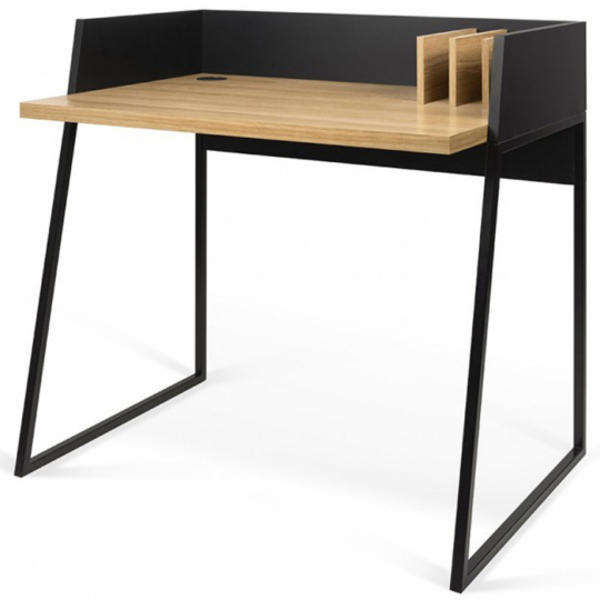 Biurko 'Kenneth' - Dąb/Czarny