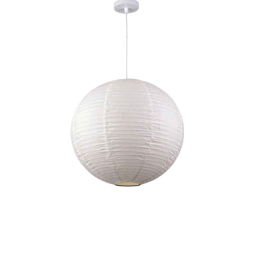 Lampa ryżowa 'Lycka' - Biała 30cm