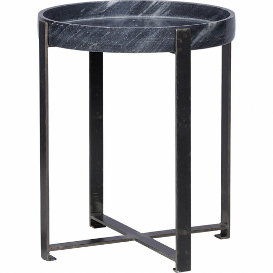 Stół marmurowy 'Harvard' - Czarny