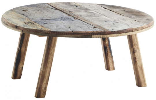 Stolik boczny 'Wooden' - Naturalny