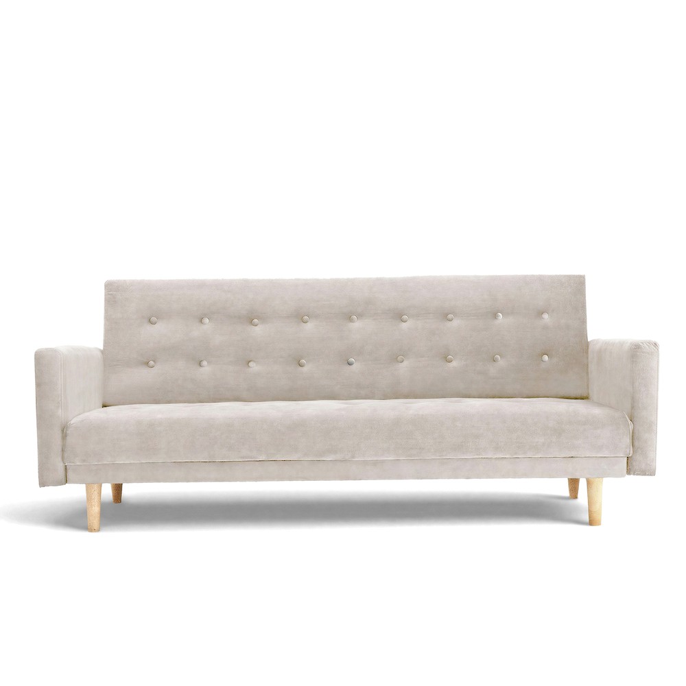 Sofa z funkcją spania 'Eukalyptus' - Beżowy
