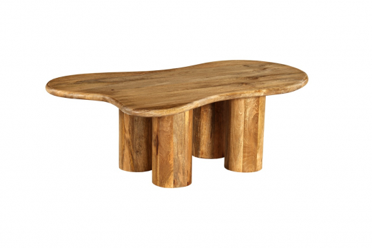 Stolik kawowy 'Verona' 110m - Naturalny