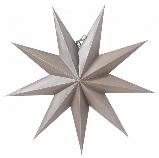 Gwiazda adwentowa 'Boris' - Ciemnoszary