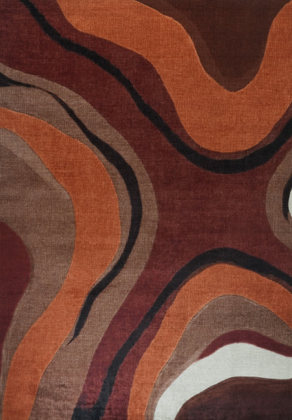 Dywan 'Marionae' - Czerwony/Wielokolorowy