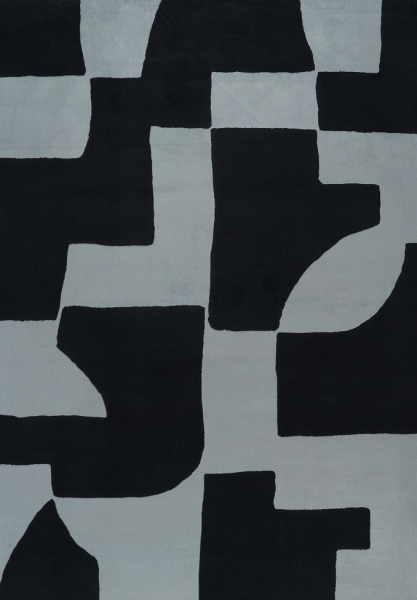 Dywan 'Velenna' - Czarny/Szary