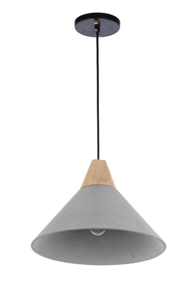Lampa sufitowa 'Morris' - Drewno/Cement