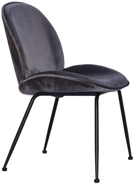 Krzesło 'Lux' - Szare/Czarne