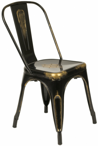 Krzesło 'Montmartre' - Vintage czarny/antyk