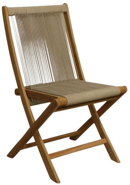 Krzesło ogrodowe 'Rope' - Teak
