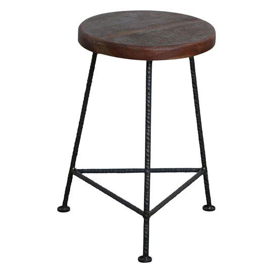 Pufa Vintage - Brązowy