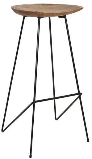 Pufa 'Teak' 77cm - Naur