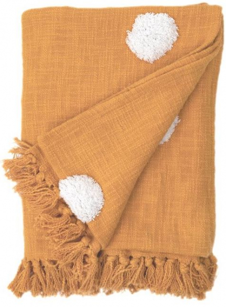 Koc 'Dots' - Pomarańczowy