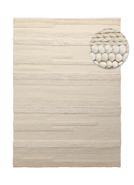 Dywan wełniany „Almaty” – biały