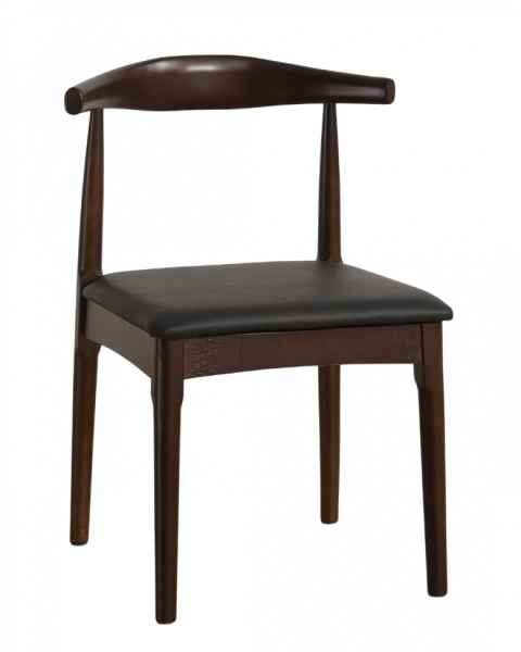 Krzesło 'Fager' - Orzech/Czarny