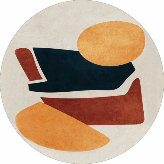 Okrągły dywan 'Beira' 160cm - Multi